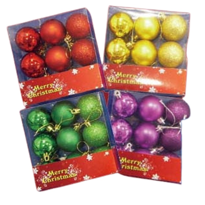 9入60mm三款電鍍球, , large