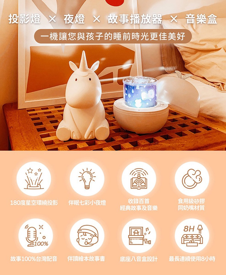 【芽比兔】芽比兔換幻動物故事燈, , large