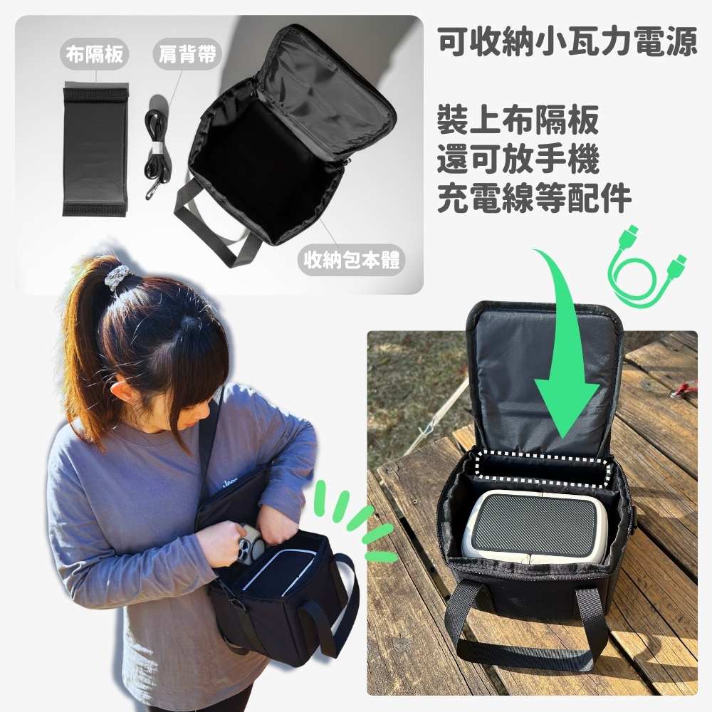 【MIRENEX】emirai BAG-310P2｜Power Storage Mini Power PRO - Dedicated Power Bank Storage Bag/Protective Bag, , large