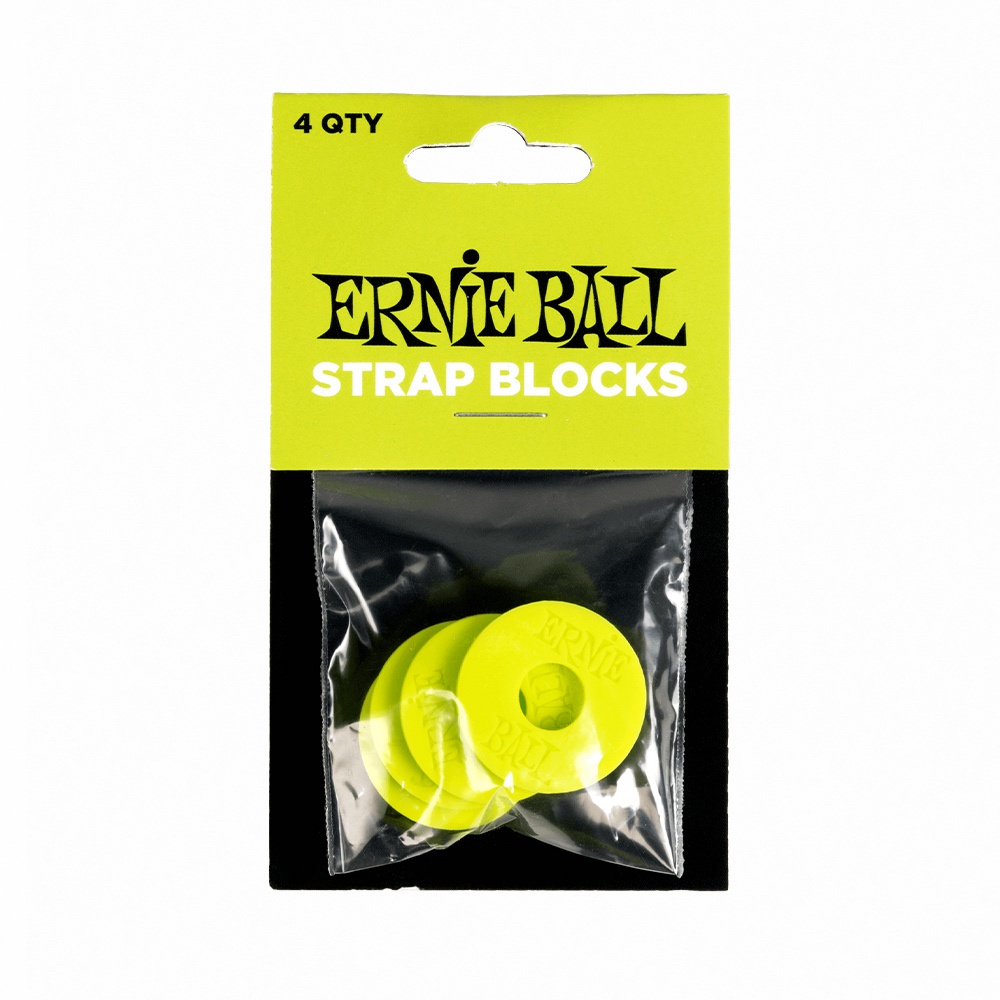 ERNIE BALL STRAP BLOCKS 4PK 安全背帶環  4入 多色款【敦煌樂器】, , large