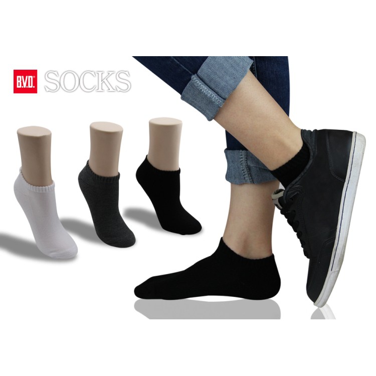 【BVD】中性休閒毛巾底船襪<漂白>B220 女襪 短襪 襪子, , large
