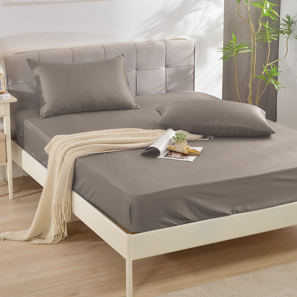 【FOCA】Double Berry Raw Milk | Tea Time 60 Thread Tencel Cotton Bed Sheet Pillowcase Set - Single, , large