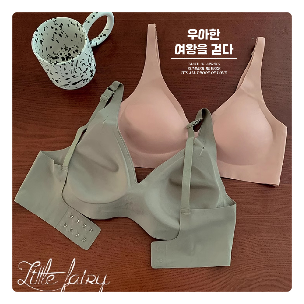 [夢巴黎]  裸感內衣 無痕內衣 無鋼圈內衣 大尺碼內衣 乳膠內衣 果凍內衣 女生內衣 內衣 胸罩 外擴內衣 漫畫胸, , large