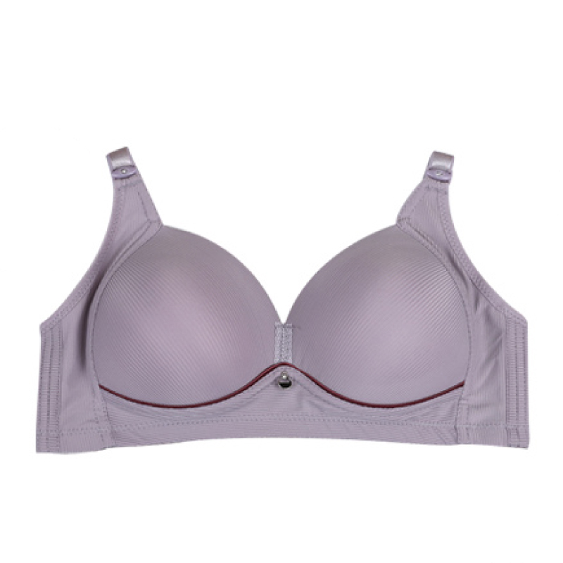 [WINIBRA]Natural Latex Push-Up Bra, Eco-friendly Cotton, Wire-Free, BC Cup Size 238 Khaki color L(36), , large