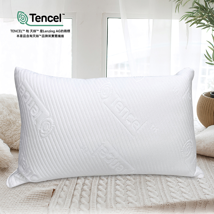 【多利寶寢具】Indian_天絲超柔透氣抗菌枕頭-1顆, , large