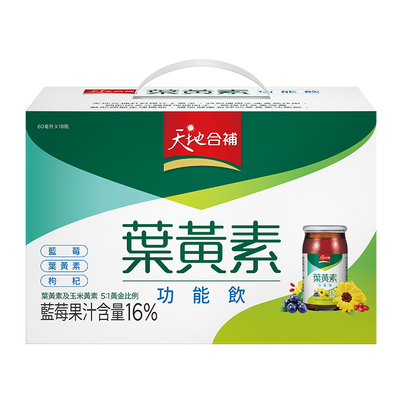 天地合補葉黃素功能飲60mlx18, , large