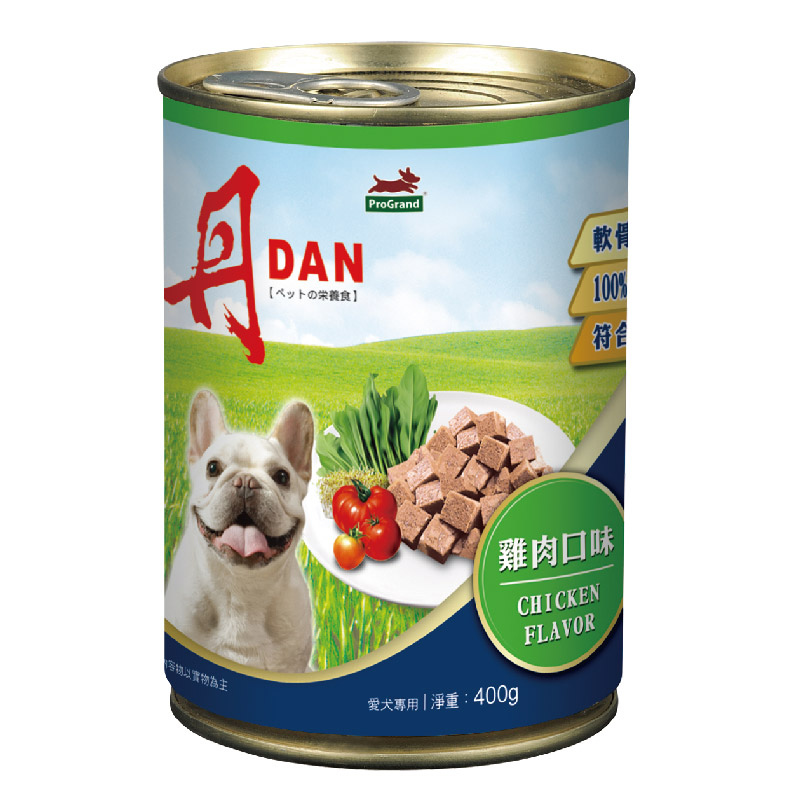 DAN Chicken Dog Can 400g, , large