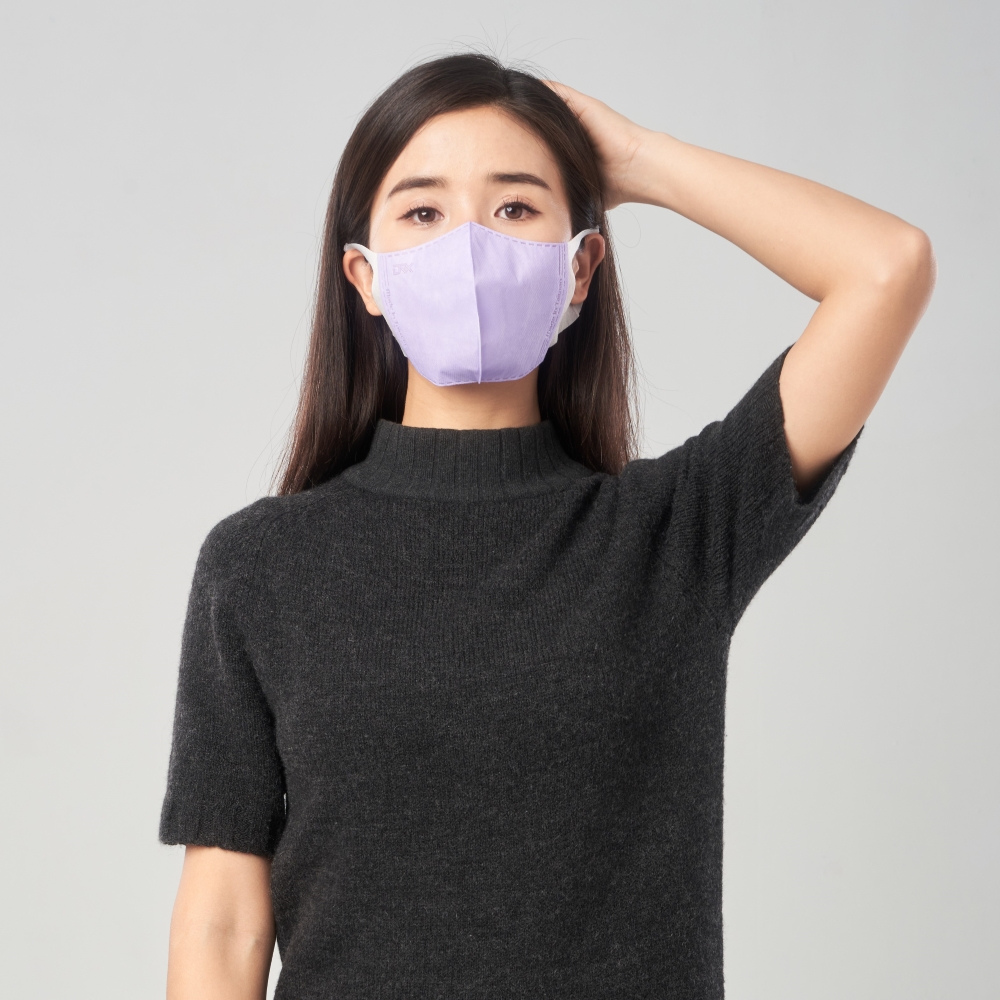 【DRX達特世】醫用3D彈力口罩-繽紛系列-成人50入 彈性寬耳帶  修飾臉型款, , large