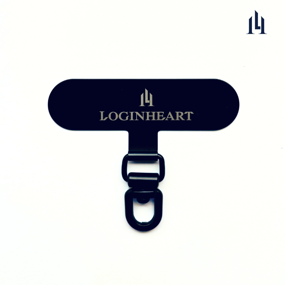 [LOGINHEART]360度旋轉不鏽鋼手機夾片．掛繩片 Strap Adapter, , large