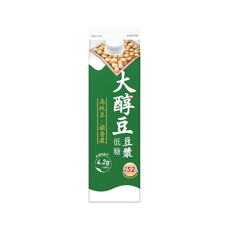 大醇豆低糖豆漿936ml, , large