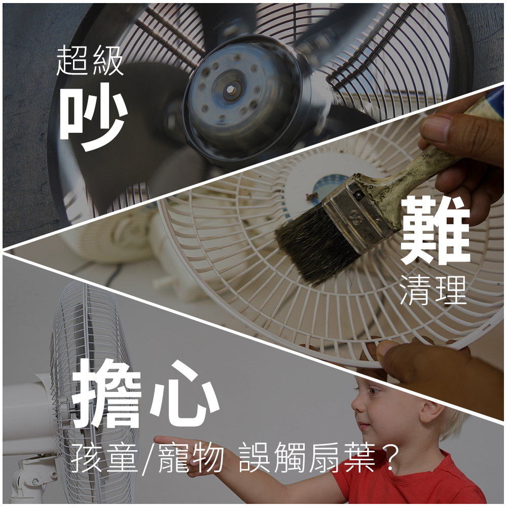 BOSO 靚旋風Pro 無刷DC負離子空氣淨化無葉冷暖風扇(晨霧白), , large