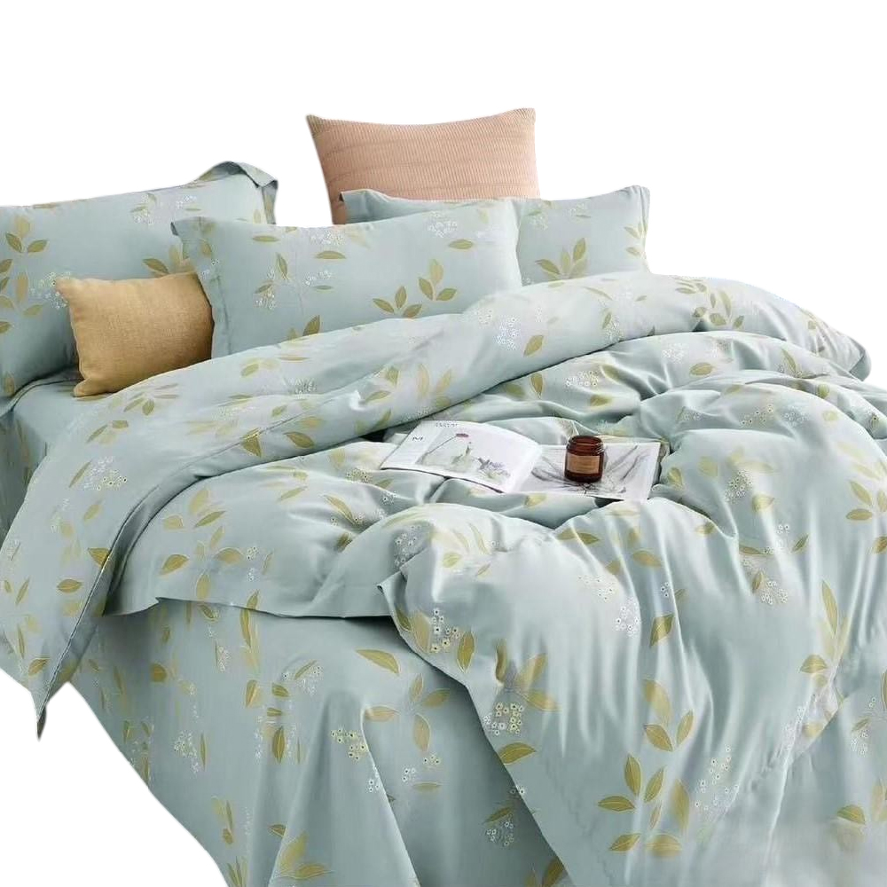 【HBS】Tencel bed bag 3-piece set-double, , large