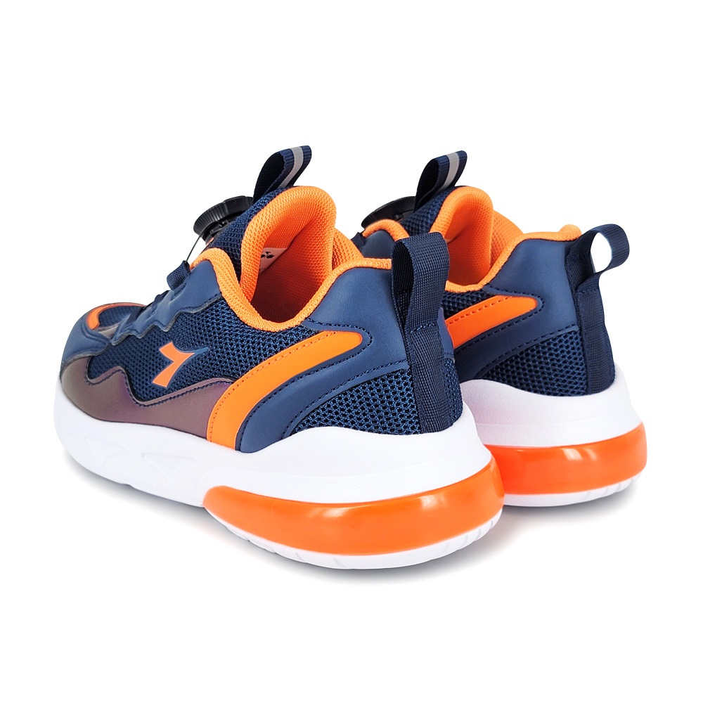 DIADORA迪亞多那 酷炫閃燈兒童跑鞋 童運動鞋 童鞋 時尚 閃亮 炫光 寬楦 康特杯 健康鞋墊 止滑 黑 藍 粉 紫, , large