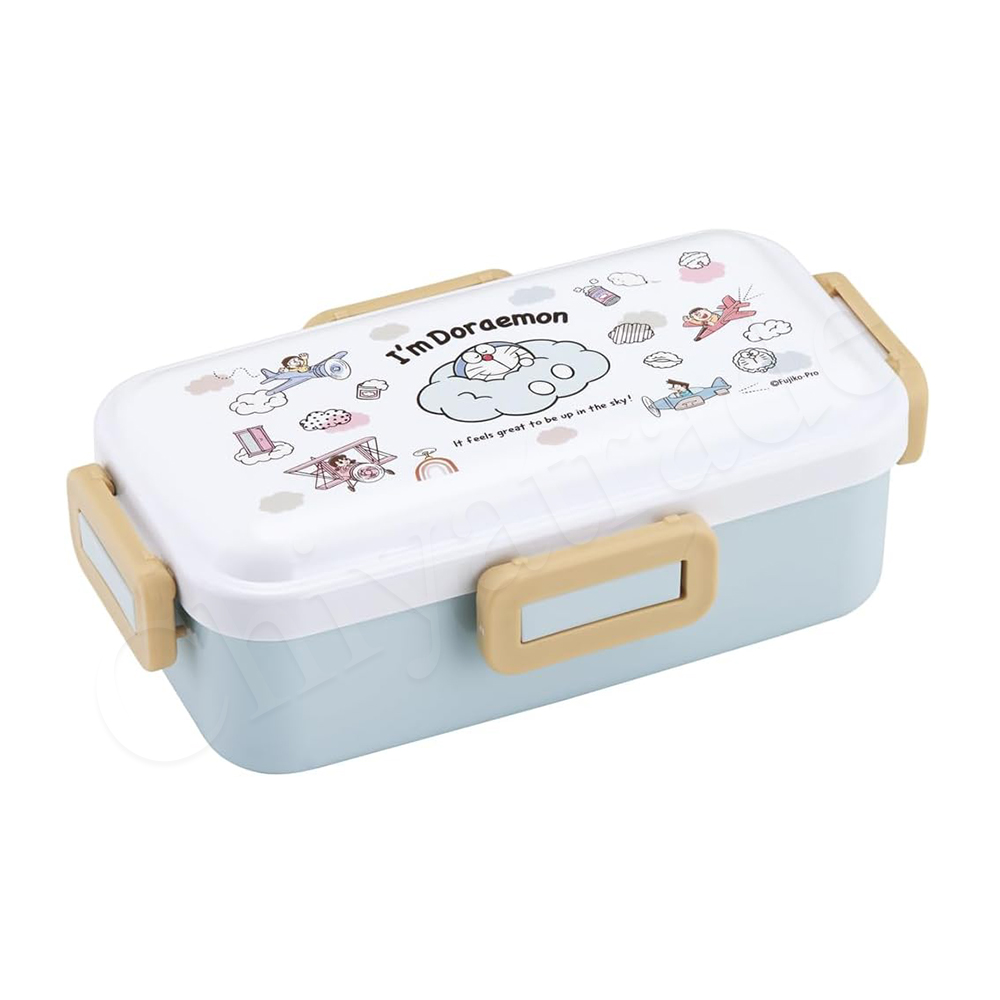 【百科良品】日本製 便當盒 保鮮餐盒 抗菌加工Ag+ 530ML(日本境內版)-任選款 哆啦A夢/拉拉熊, , large