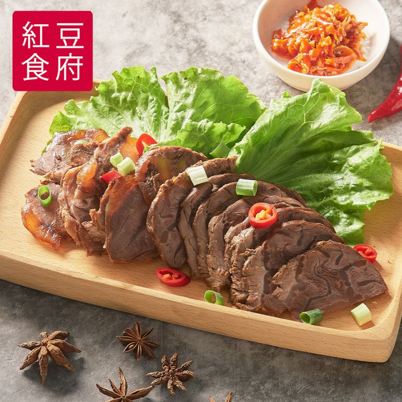 【紅豆食府】切片滷牛腱心 300g／袋