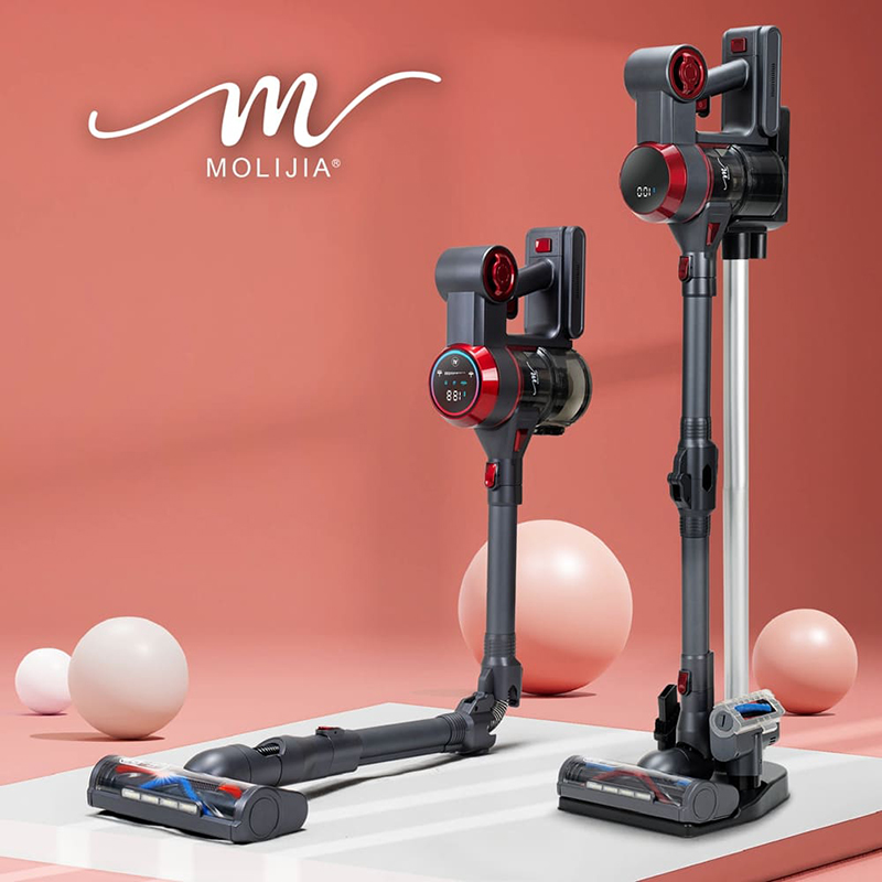【MOLIJIA】M181 Automatic AI Sensing Handheld Cordless Vacuum Cleaner - Grayish Red, , large