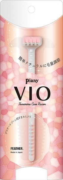 【日本 FEATHER Piany】羽毛牌 VIO 除毛刀/ 比基尼線除毛/ 私密除毛刀 /毛量自然 /安全剃刀, , large