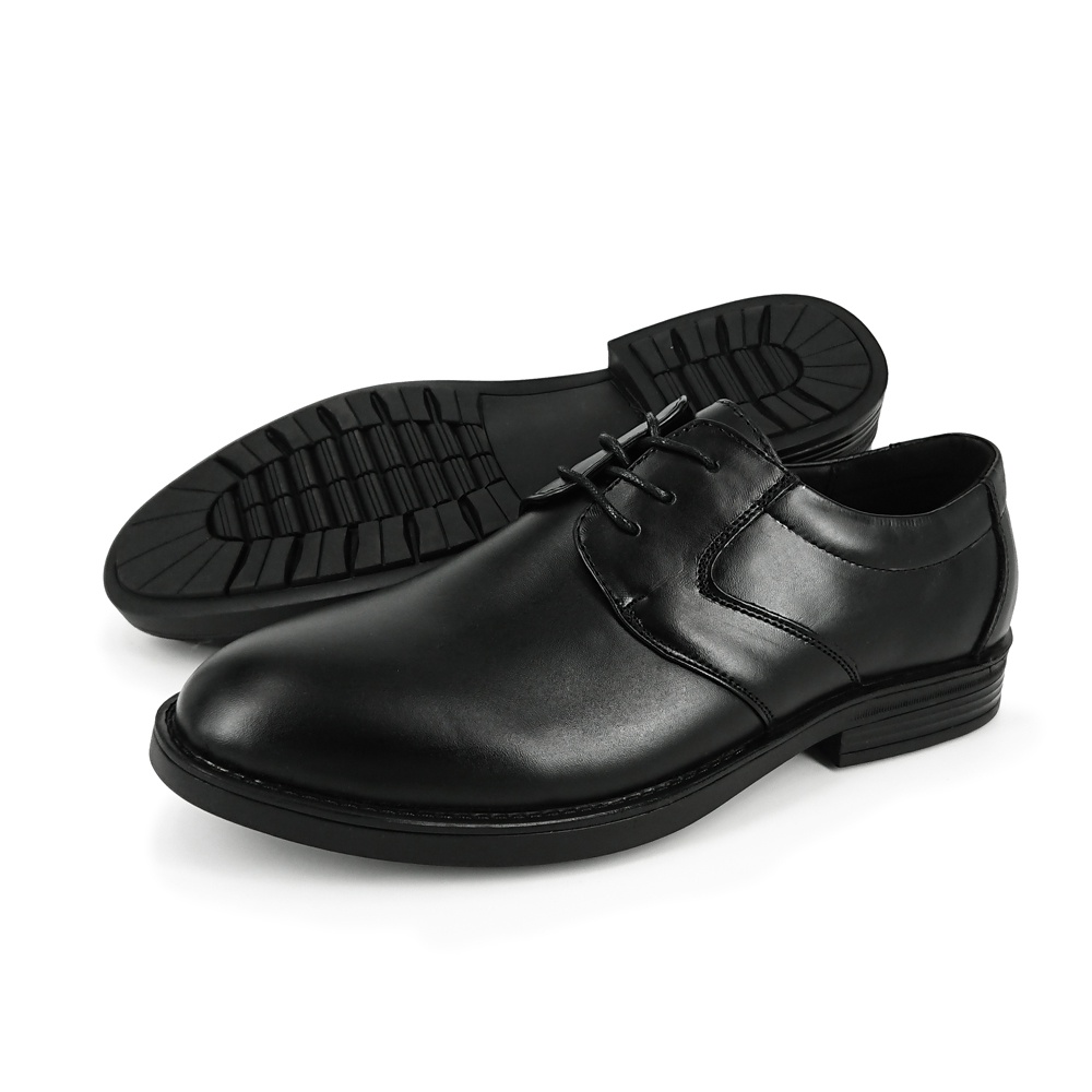 男真皮皮鞋 商務皮鞋 英倫皮鞋 休閒皮鞋 正式皮鞋 學生皮鞋 透氣 不悶熱 柔軟 舒適 減壓 止滑 耐走 耐久站 黑, , large