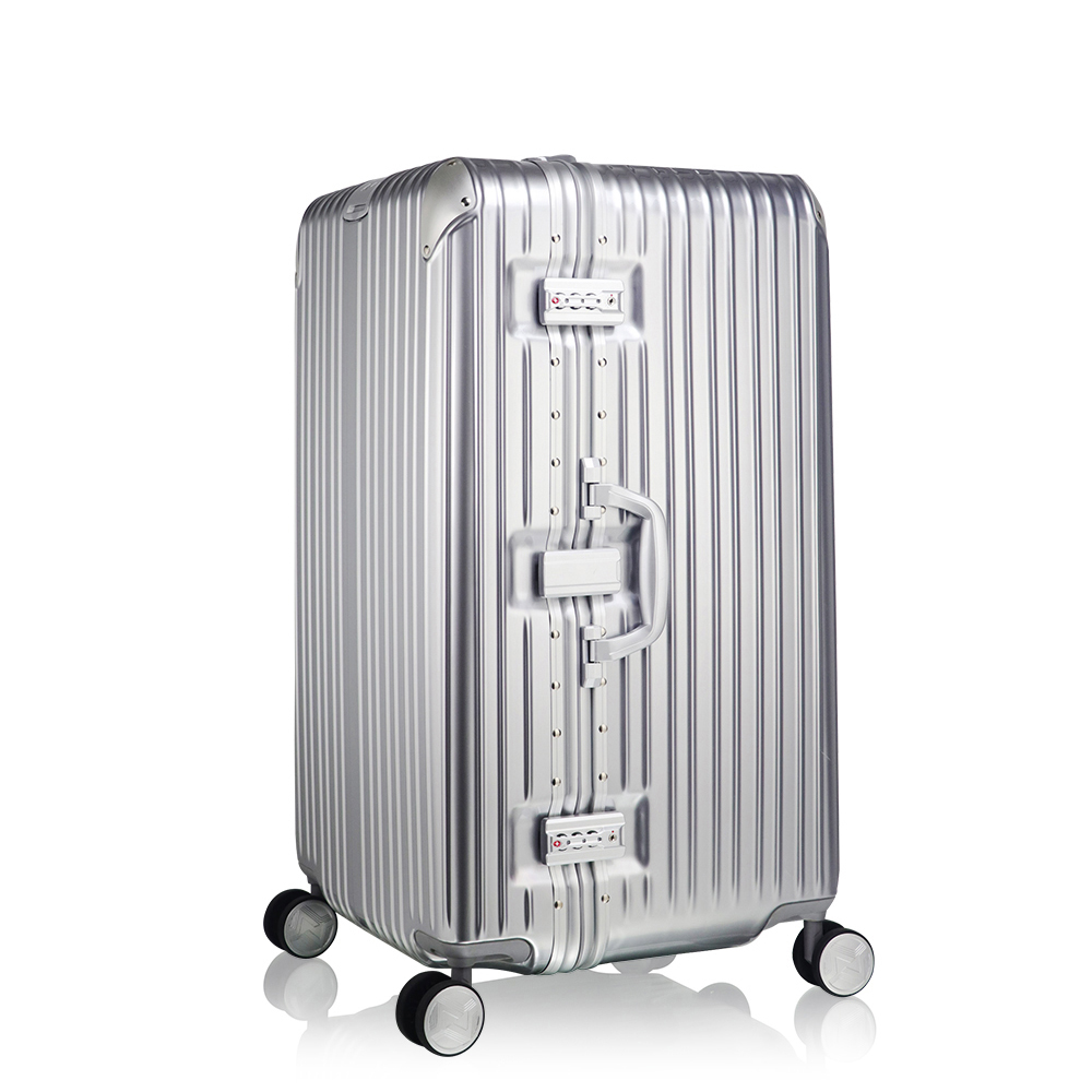 【ALLEZ】"PUMP PLUS" 29-inch Trunk-Style Aluminum Frame Luggage Starry Black, , large