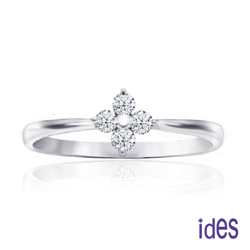 [ides愛蒂思] 成年禮 生日禮 日系輕珠寶OL系列設計款14K金鑽石戒指/小幸運 (戒圍請於訂單備註), , large