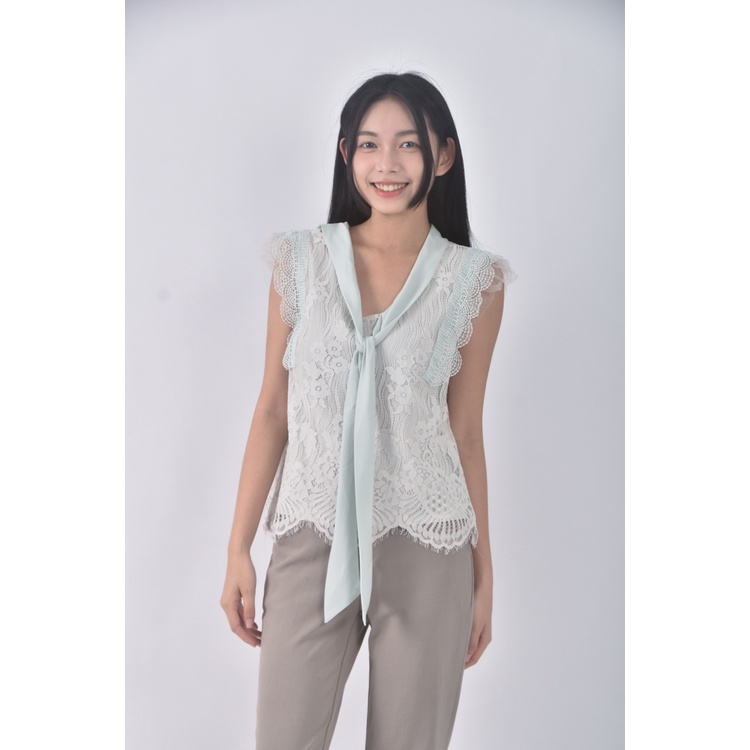 (S) moma氣質綠色上衣二手衣, , large