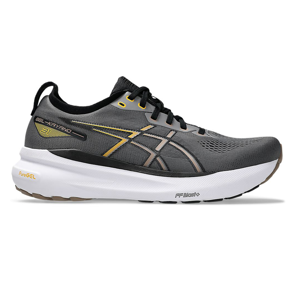 [秉宸] ASICS GEL-KAYANO 31 (2E) 慢跑鞋 鐵灰黃 寬楦 1011B869-022, , large