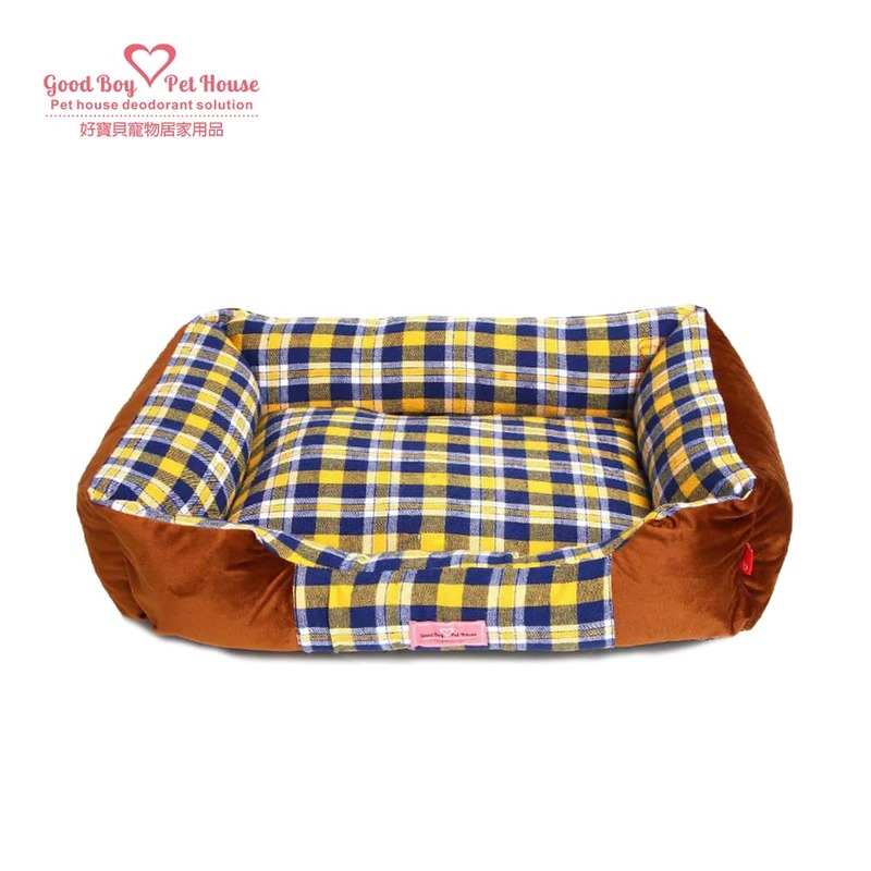 GBPH Xmas orange washable pet bed, , large