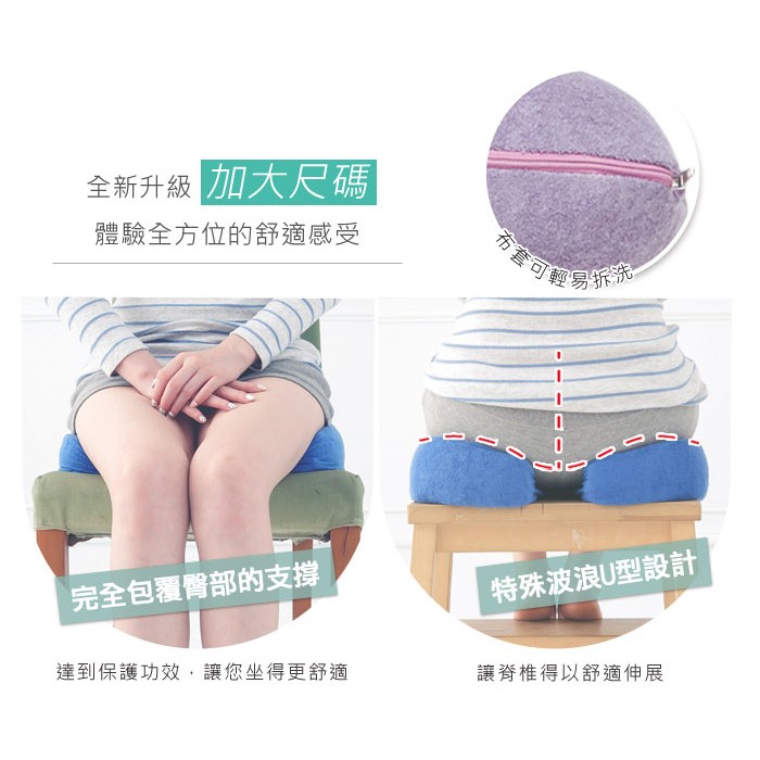 【格藍傢飾】驅蚊防蟎毛巾布舒壓護脊椎墊+腰靠墊+護頸枕  記憶綿 記憶枕 護腰靠墊 辦公椅靠墊 腰靠 腰枕 坐椅靠墊, , large