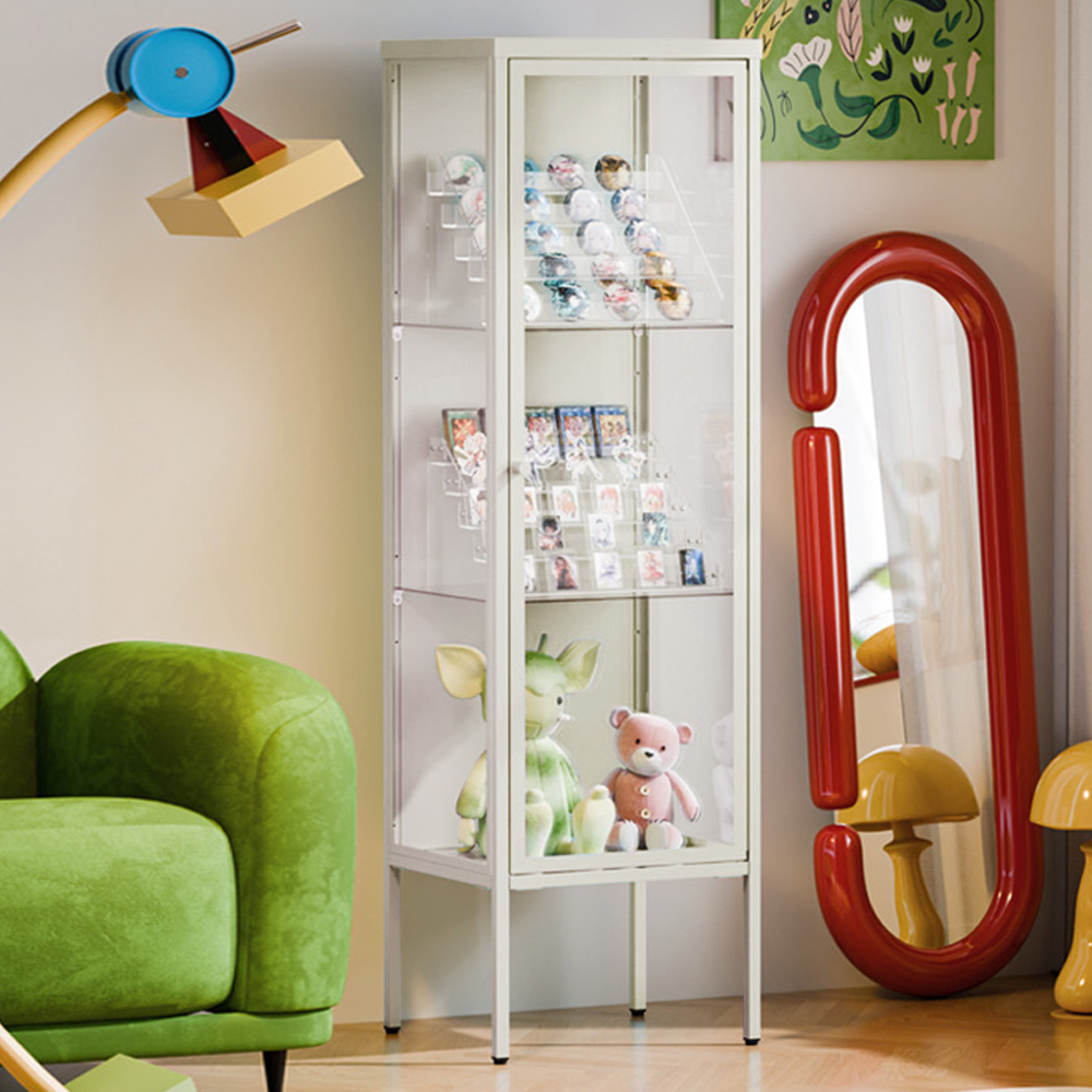 【AOTTO】三層玻璃收藏收納展示櫃(AC-705W), , large