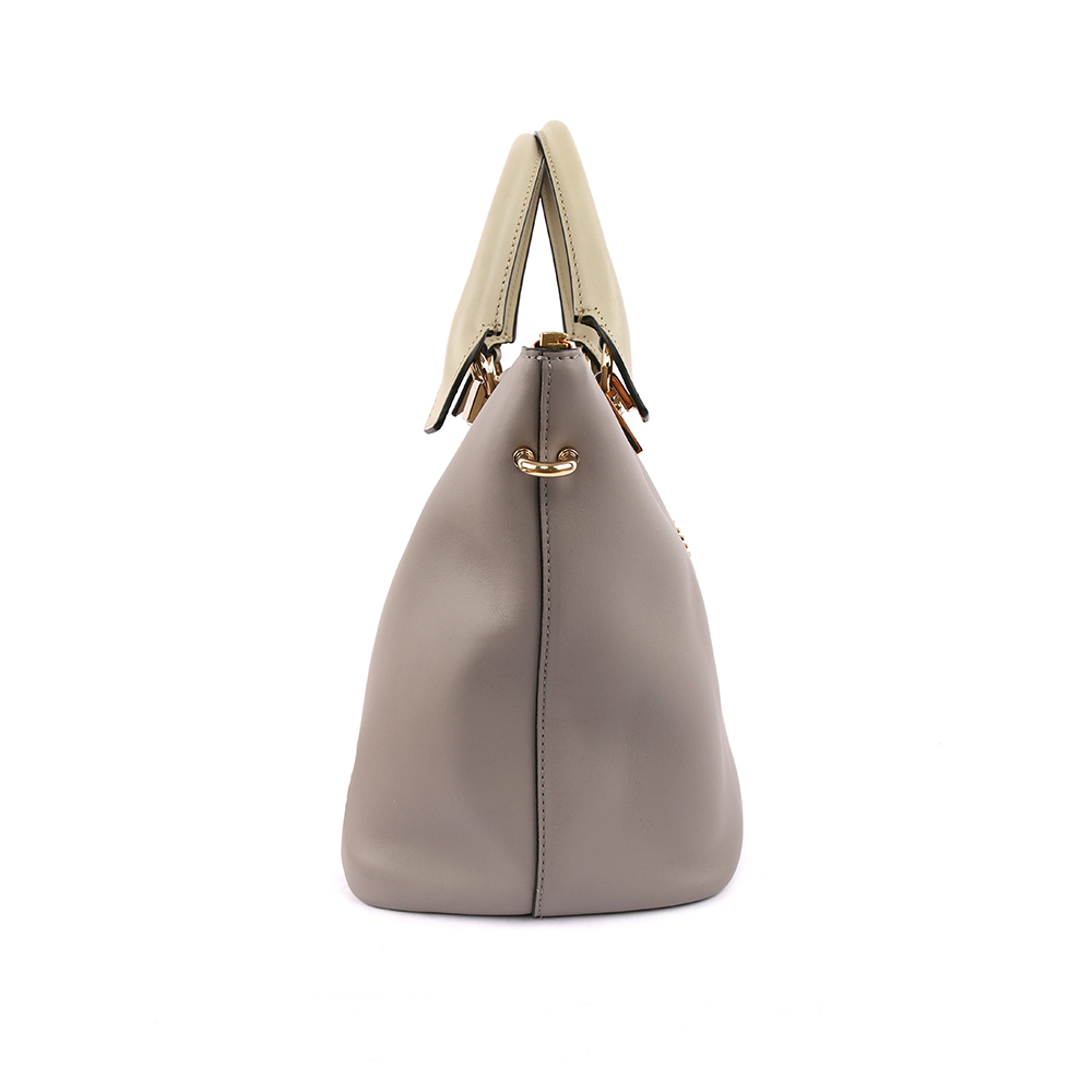 CHLOE' Baylee Small羊毛two-tone tote小牛皮/灰色, , large