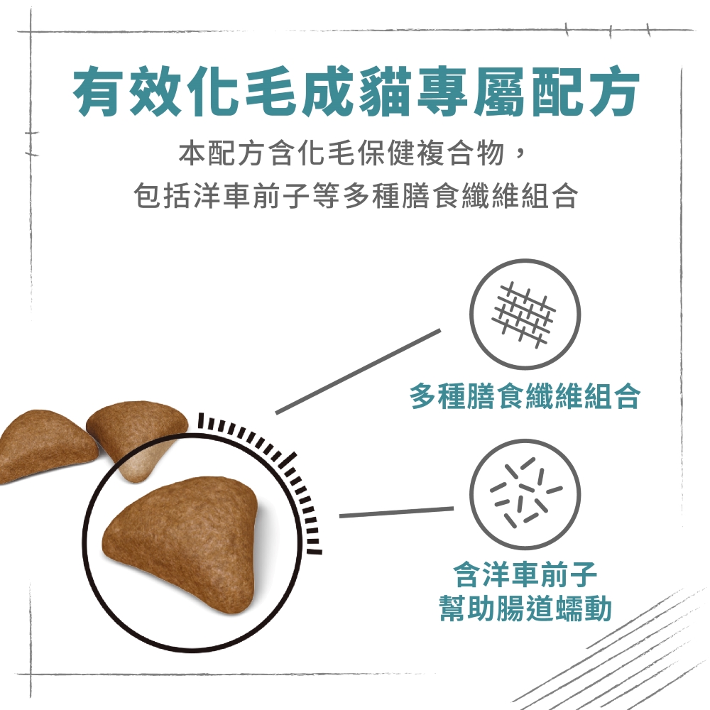【拉拉寵物小舖】法國皇家 貓飼料 IH34 有效化毛成貓專用乾糧 2公斤, , large