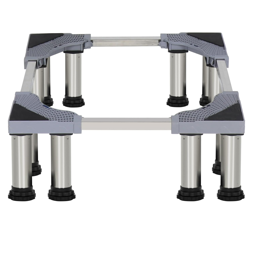 12-Foot Universal Extendable Stainless Steel Elevating Base for Refrigerators, Washing Machines, Dryers, Sterilizers, and Storage Racks (Universal for Vertical Drum Units), , large