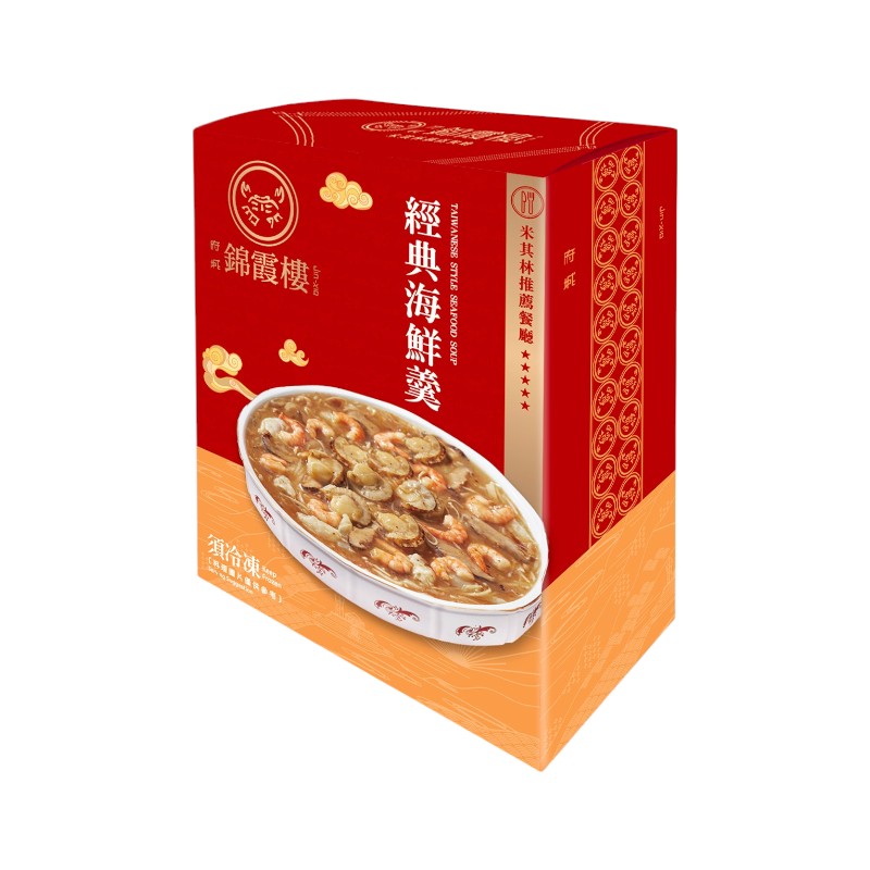 錦霞樓 經典海鮮羹1200g(冷凍), , large