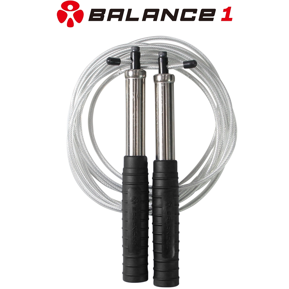 [逸承創意] BALANCE 1 crossfit快速鋼索跳繩 可調整長度 黑, , large
