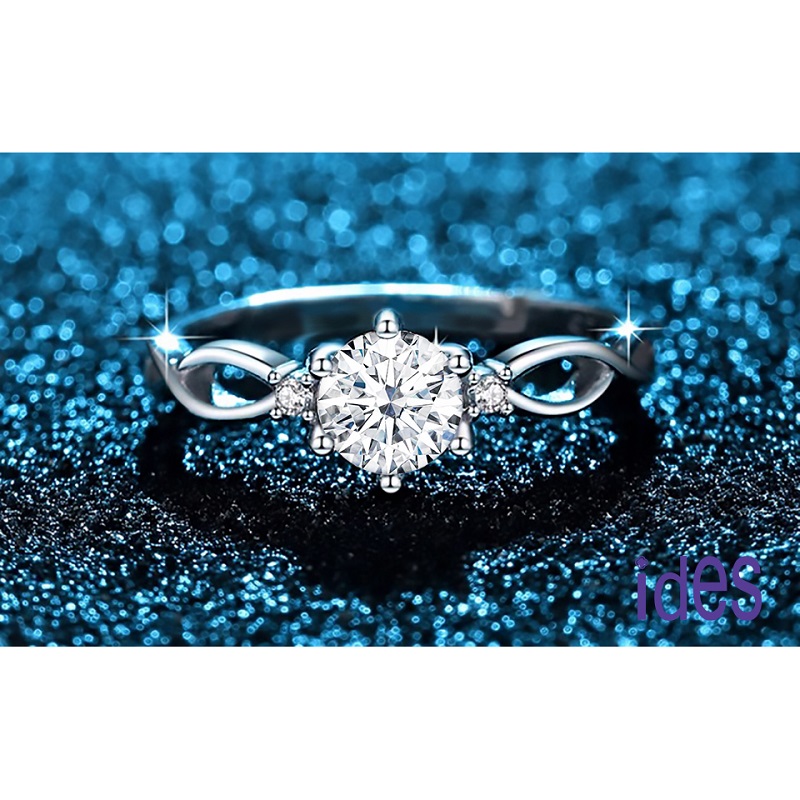 [ides愛蒂思] 日系設計款50分F/VS1頂級3EX車工鑽石戒指結婚戒/寵愛  (戒圍請於訂單備註), , large