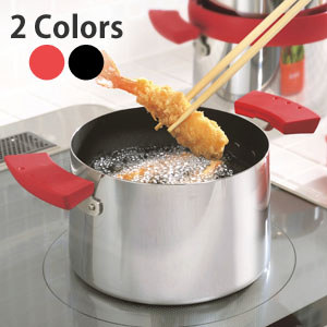 Oil filter deep fryer (red), , large