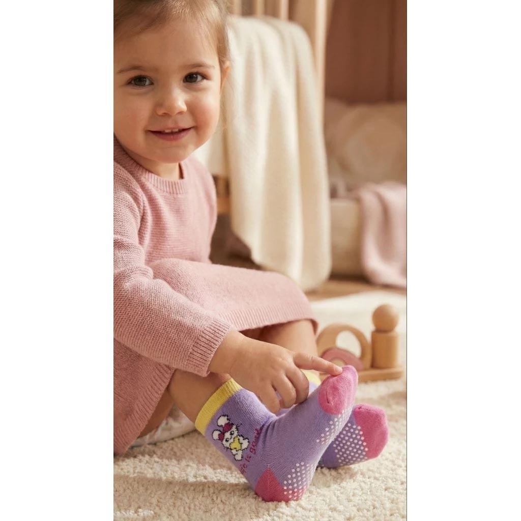 [Kaimei Cotton Industry] 10 pairs of random excellent pure cotton non-slip children's socks, sweetheart bunny style, love children's socks, cartoon children's socks, cute socks, boys and girls socks, bunny heart, 9-13cm, , large