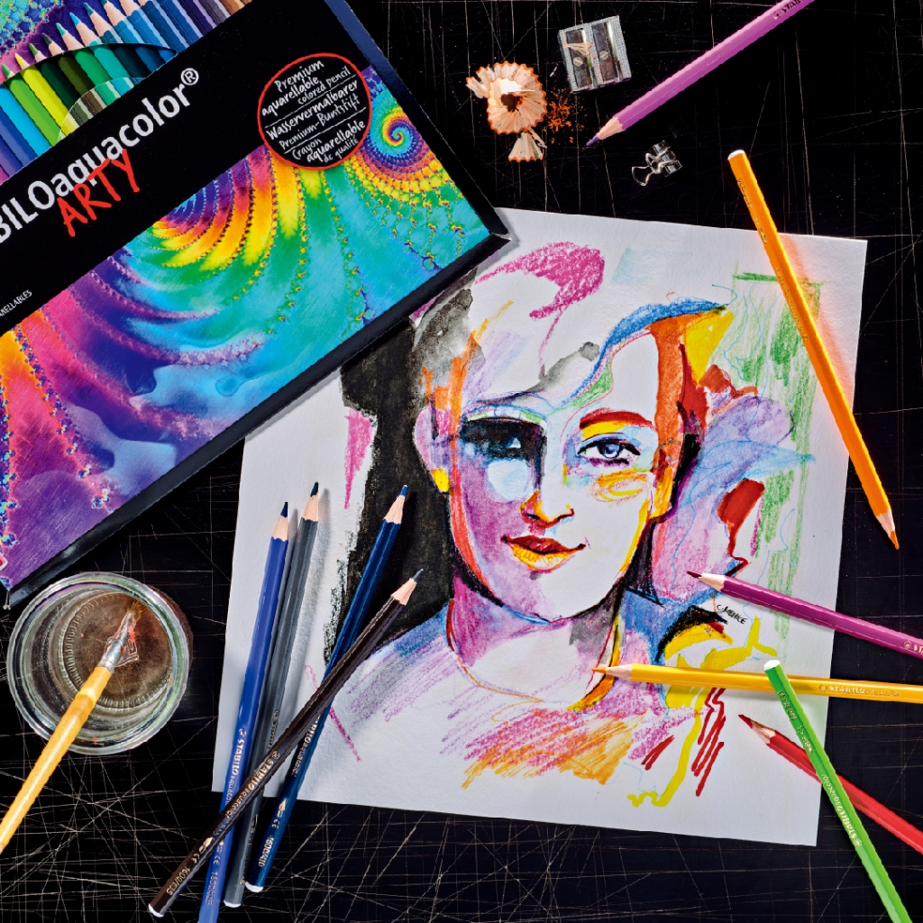 【德國天鵝STABILO】STABILOaquacolor 水彩樂水溶性色鉛筆36色(ST1636-1-20), , large