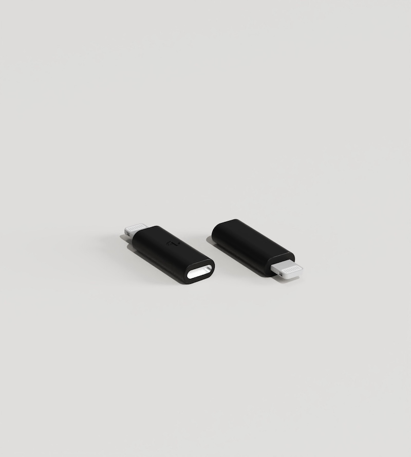 [OneMore Co., Ltd.] Allite USB-C to Lightning Adapter Deep Black, , large