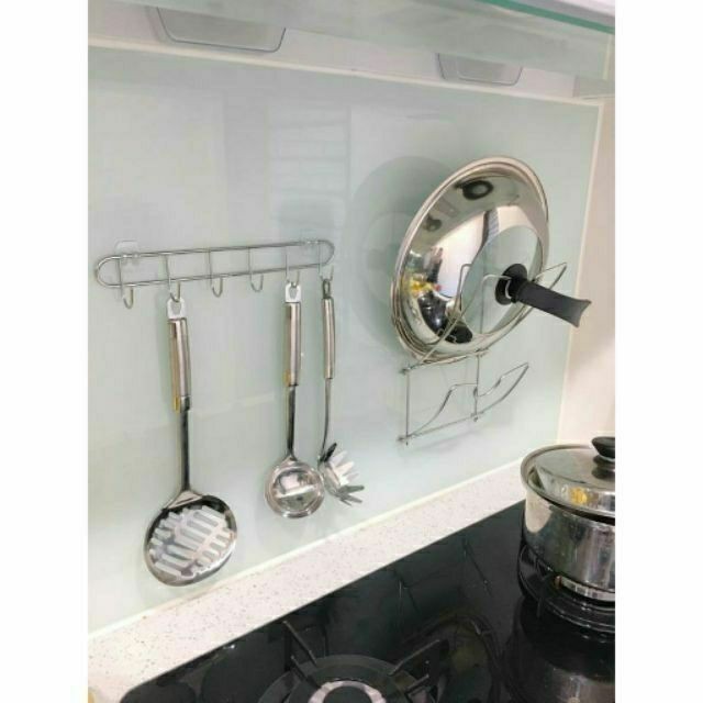 [Beargood sticker] Pot Lid Holder (304 Stainless Steel, Adhesive), , large