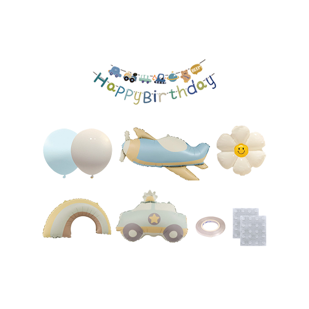 【Besthot】生日派對童趣主題氣球套裝, , large