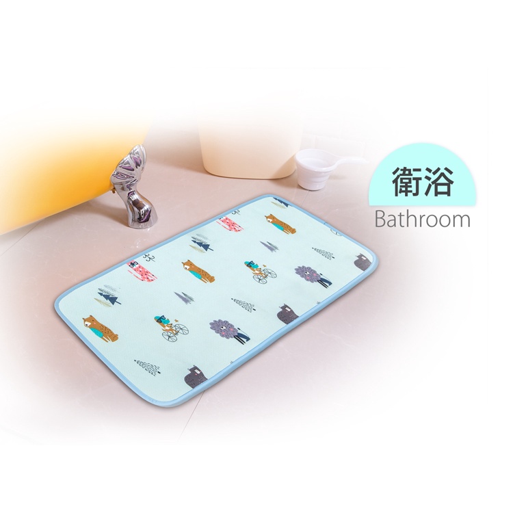 【格藍傢飾】日本技術AIRFit Q彈舒壓水洗多功能墊 萬用墊地墊防滑墊腳踏墊, , large