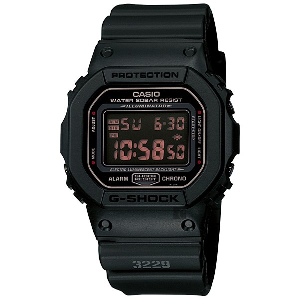 CASIO 卡西歐 G-SHOCK 軍事經典腕錶 DW-5600MS-1HDR, , large