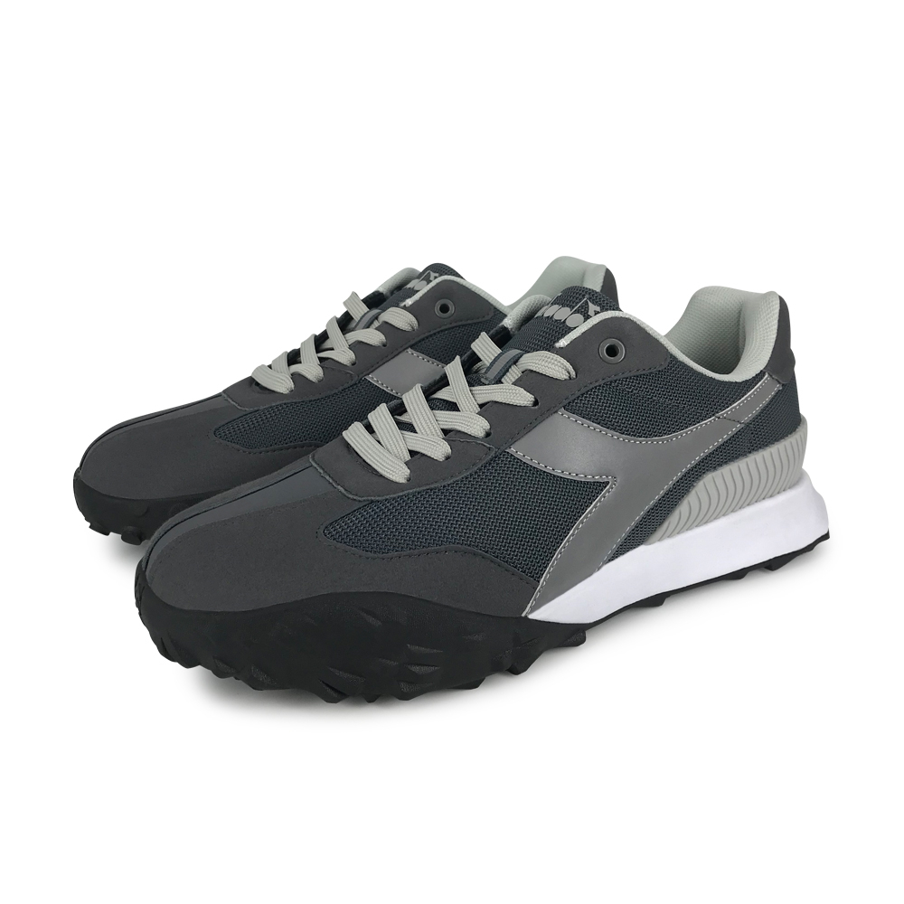 DIADORA迪亞多那 時尚耐髒運動鞋 男運動鞋 男鞋 透氣 散熱 除濕 反光 輕量 吸震 減壓 回彈 防滑 灰 黑, , large