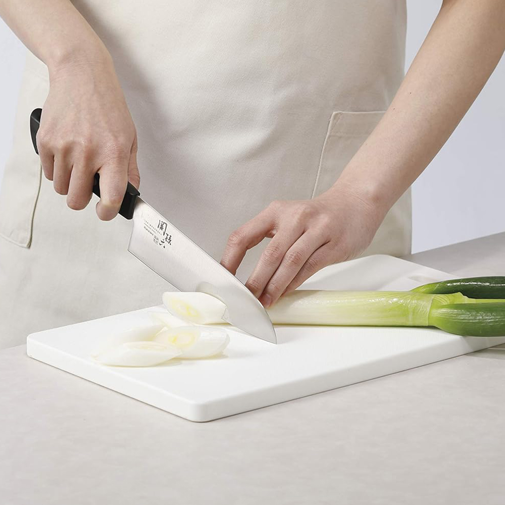 【日本貝印KAI】日本製 若竹名刀 關孫六 料理刀 廚房刀 不鏽鋼刀-16.5cm(三德刀), , large