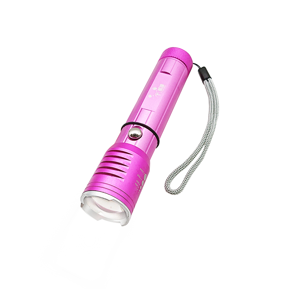 [寶旺旺]熊讚 強光伸縮手電筒CY-8860, , large