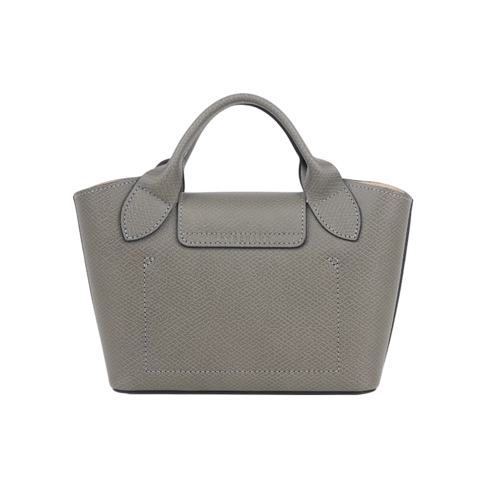 LONGCHAMP Epure XS 釦式牛皮迷你二用包(斑鳩色), , large