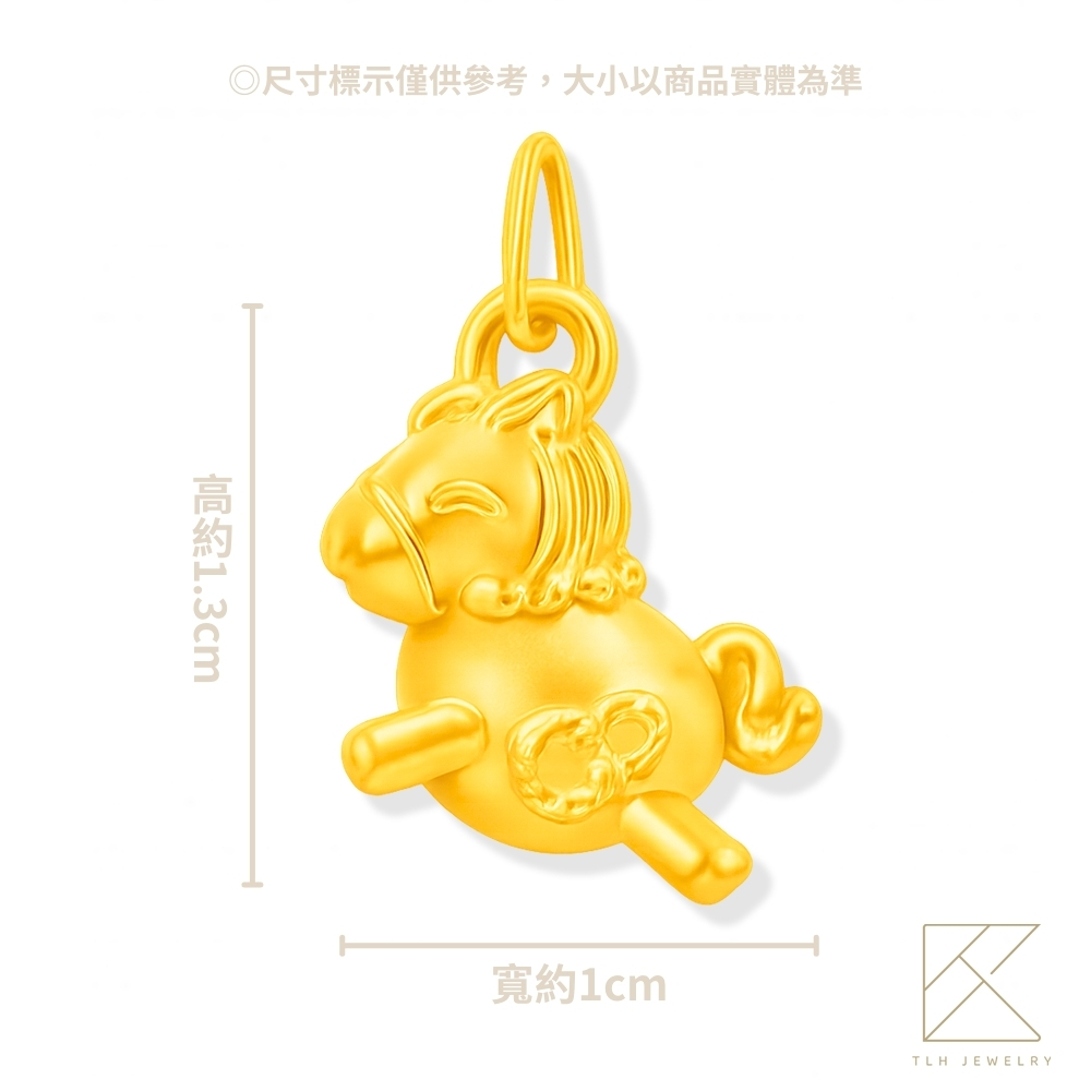 【TLH】黃金墜編織蝴蝶結手繩 純金999 喵守財 &times; 馬上有錢 約重0.07錢&plusmn;0.02 隨機贈送馬年御守 (馬年 過年 送禮), , large