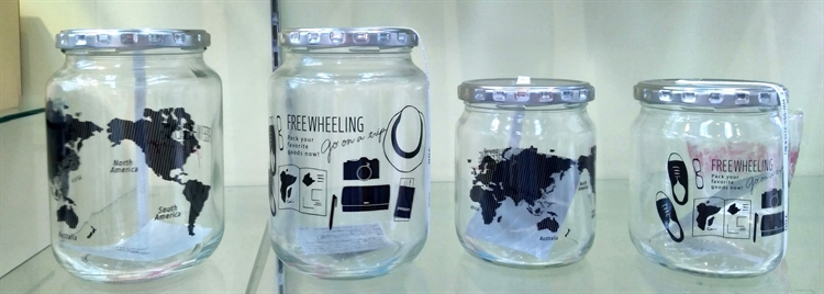 Transparent airtight jar (travel-large), , large