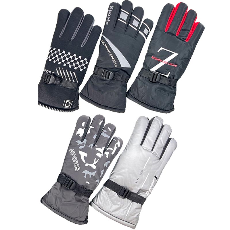 樂企鵝防風止滑手套(男), , large